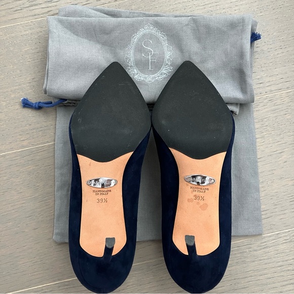 🆕 Sarah Flint Perfect Pump 85 in Navy Suede 💙 - Picture 5 of 7